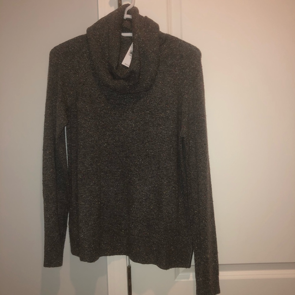 Lou and Grey flecked cowl neck sweater